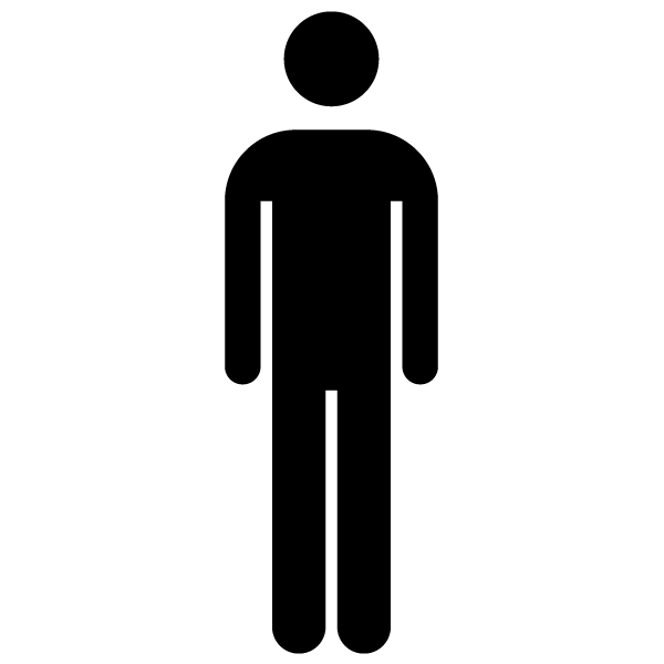 Men's Room Symbol Vector | 123Freevectors