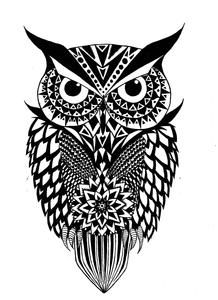 My Graphics: Line Art & Sketches | Owl Tattoo Design, Pa…