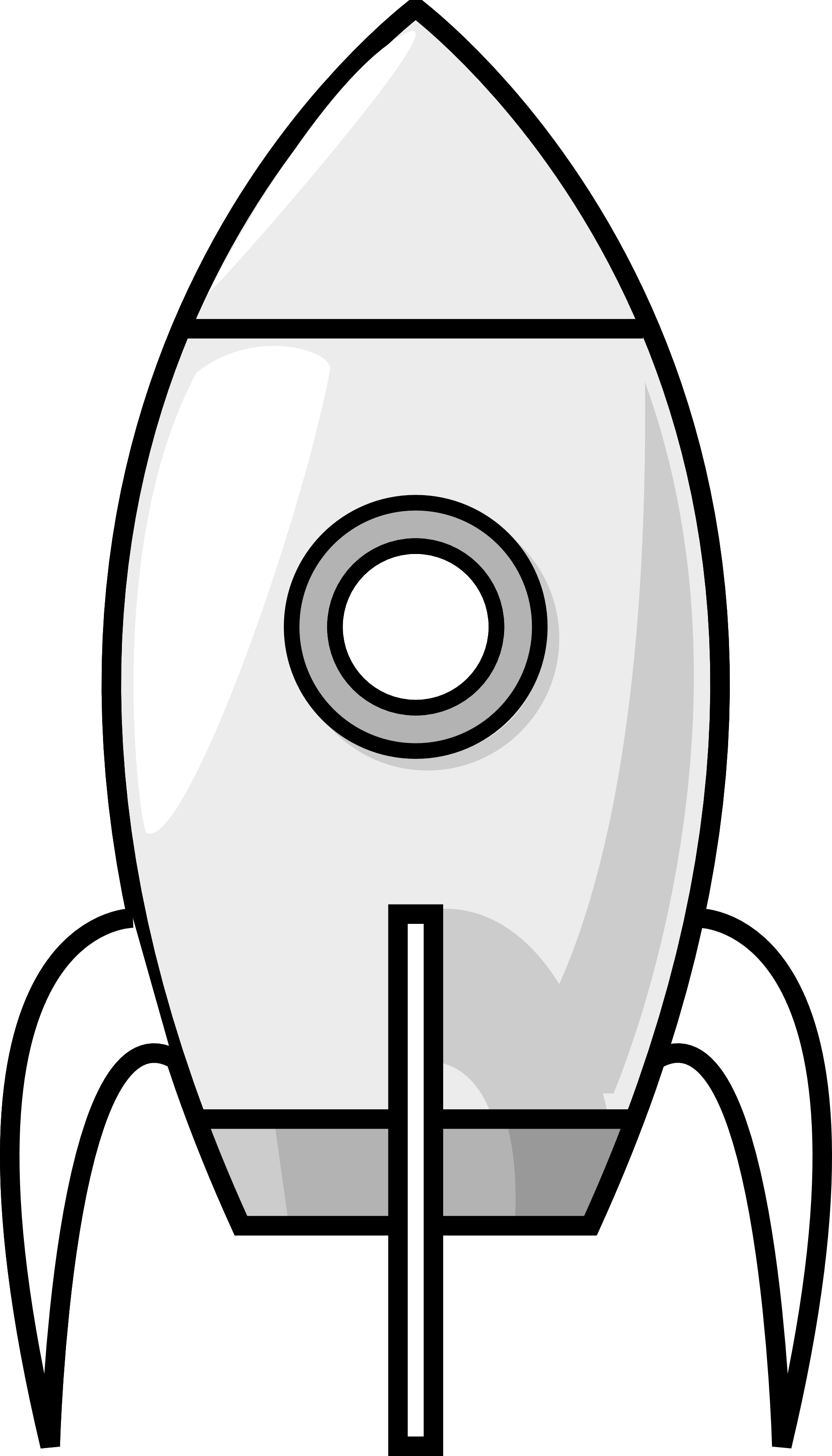 Cartoon spaceship clipart