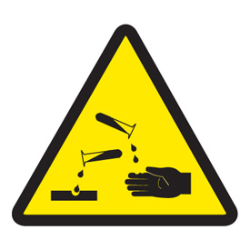 Warning Symbol Labels - Acid (Graphic Only) | Seton Canada