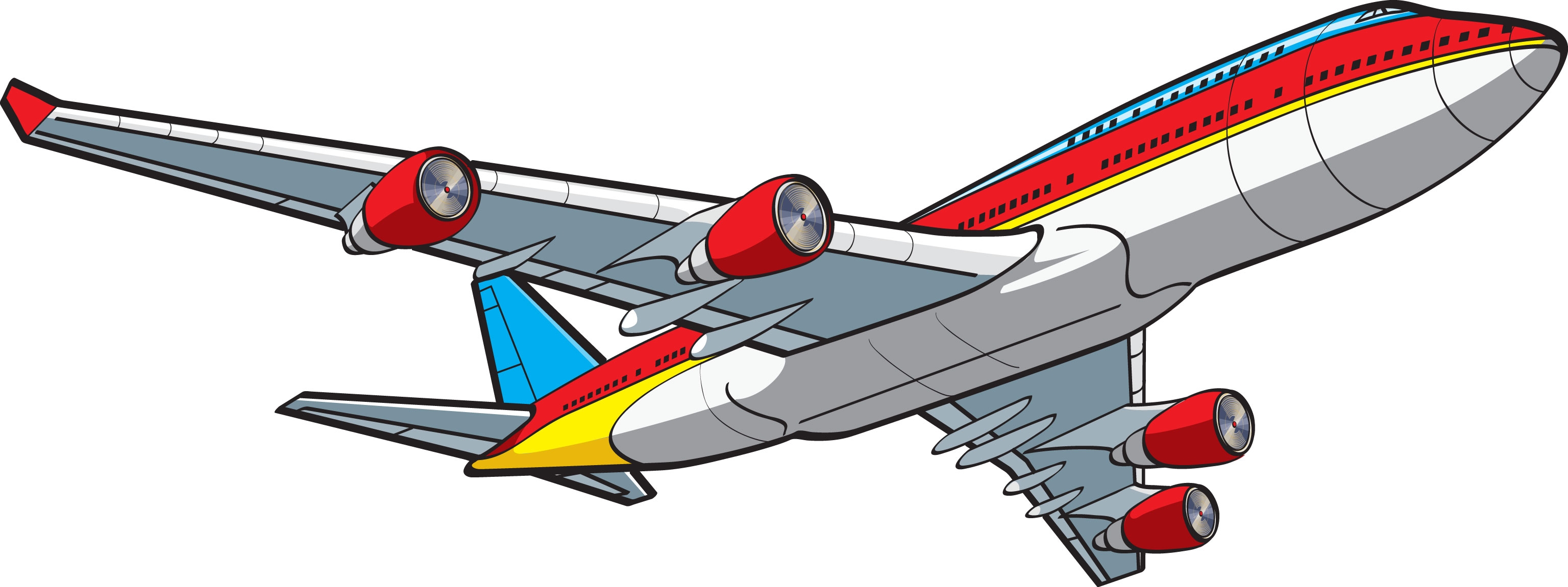 Jet In-Flight Clip Art – Clipart Free Download