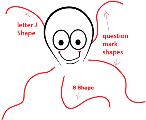 How to Draw a Cartoon Octopus with Easy Step by Step Drawing ...