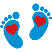 Baby Footprint Heart Apron ID 12397727 Clipart - Free to use Clip ...