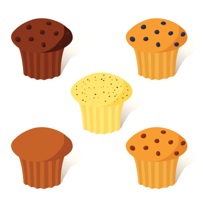 Muffin Clip Art, Vector Images & Illustrations