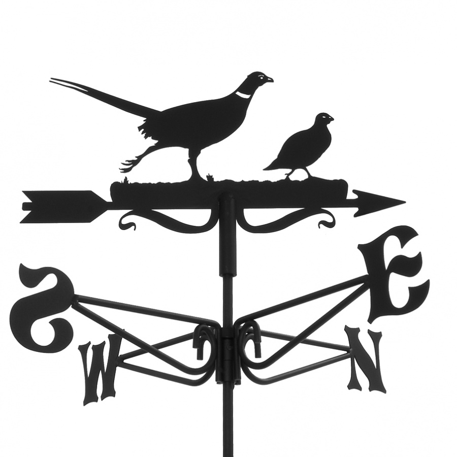 Mini Weathervanes Pheasant And Partridge Weathervane Clipart