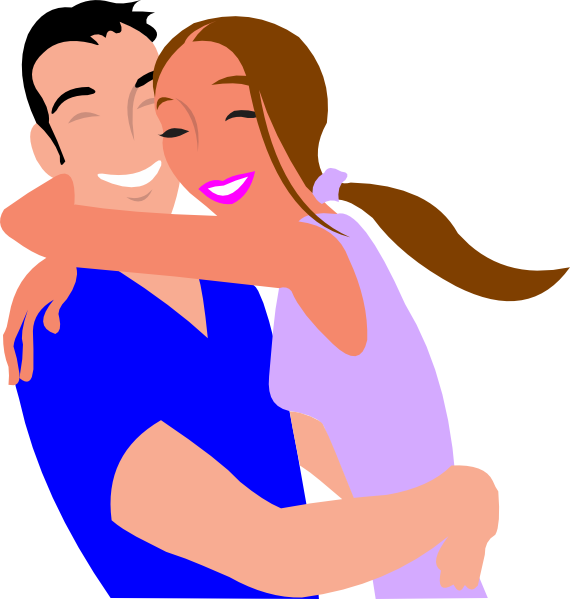 Happy Couple. Clip Art - vector clip art online ...