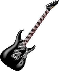 Black Guitar Clip Art - ClipArt Best