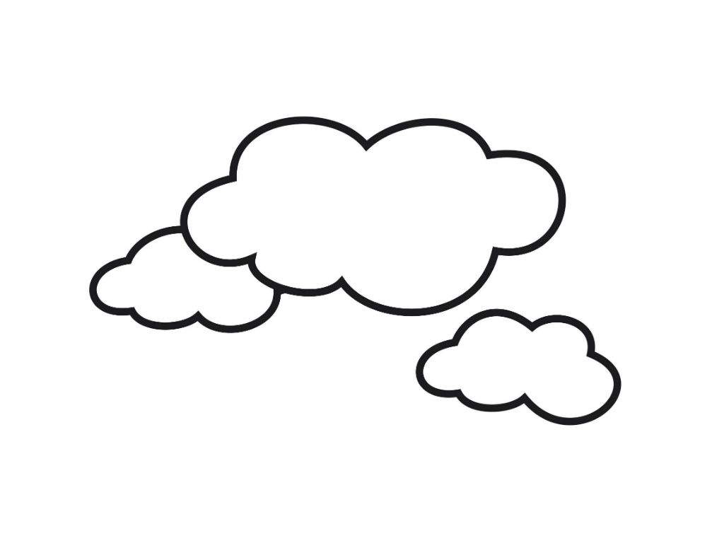 cloud coloring pages | My coloring pages