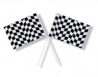 Black & White Checkered Pennant Banner 100ft | Wally's Party ...