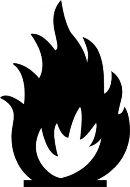 Sabathius Fire Warning Symbol clip art | Download free Vector