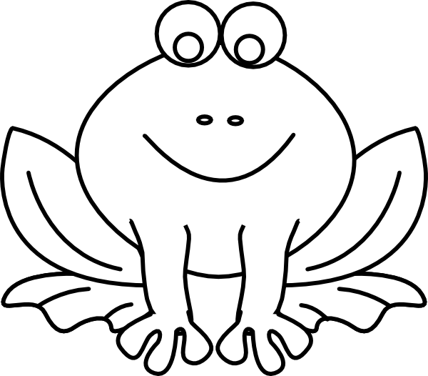 Frog Outline Clipart | Free Download Clip Art | Free Clip Art | on ...