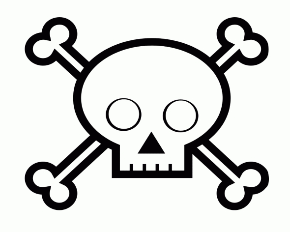 Records Free Coloring Pages Of Skull And Bones, Download Skull And ...