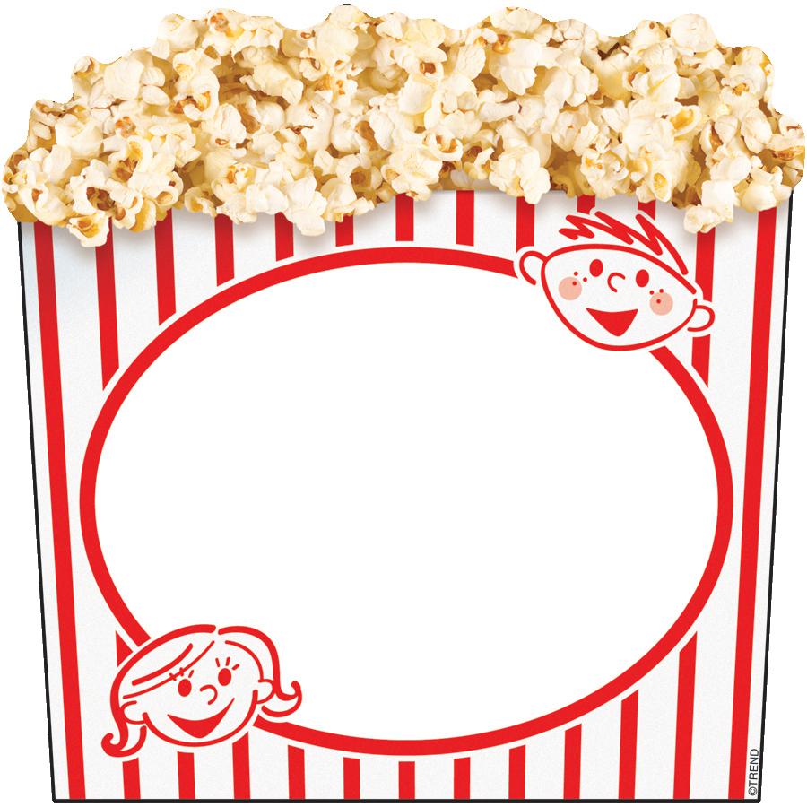 Popcorn background clipart