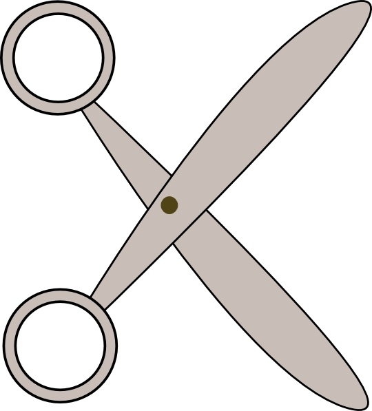 Scissors clip art Free vector in Open office drawing svg ( .svg ...