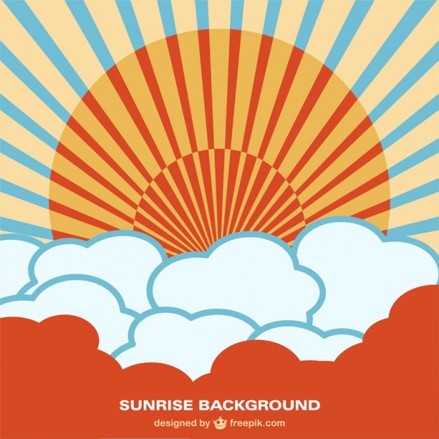 12 Vector Sunrise Graphic Images - Free Sunrise Clip Art, Free ...