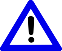 Warning sign - vector Clip Art