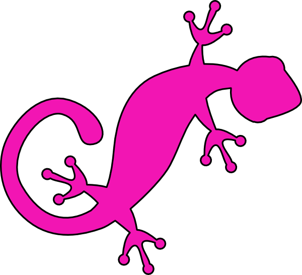 Clip Art Vector Of Gecko Vector Illustration Of A Gecko Image Does