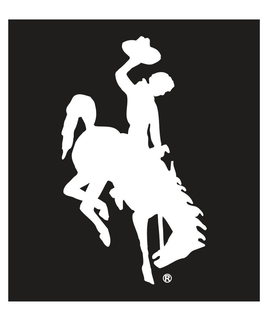 Wyoming Bucking Horse Decal 4" - Wyoming Pride