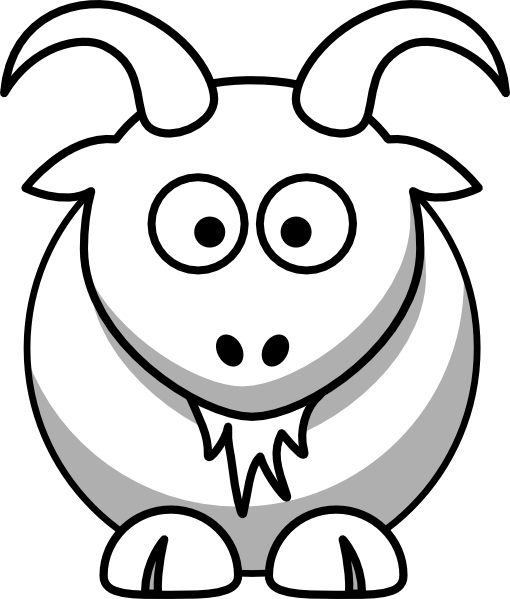 Goat Face Template - ClipArt Best