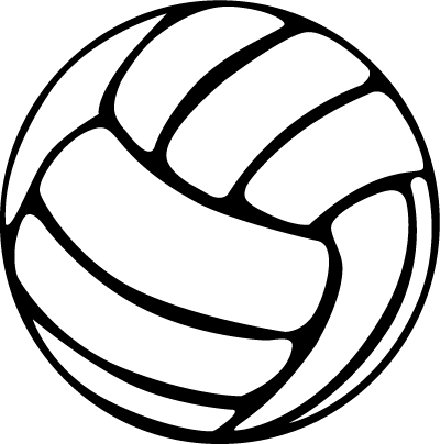 Volleyball Outline Clipart
