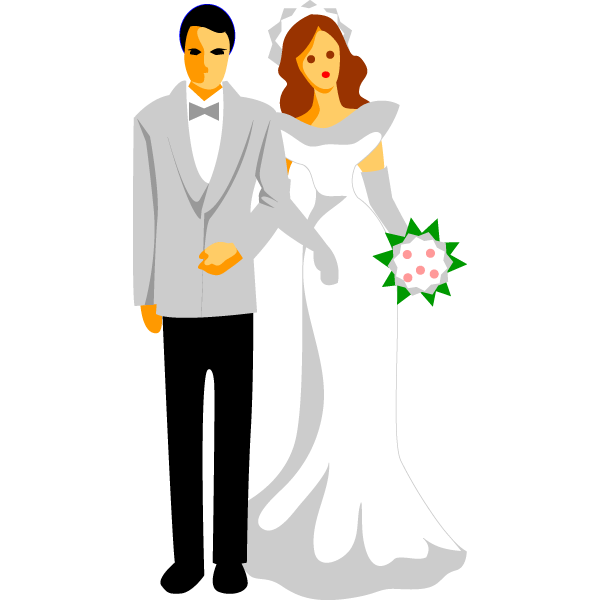 Wedding Party Clipart