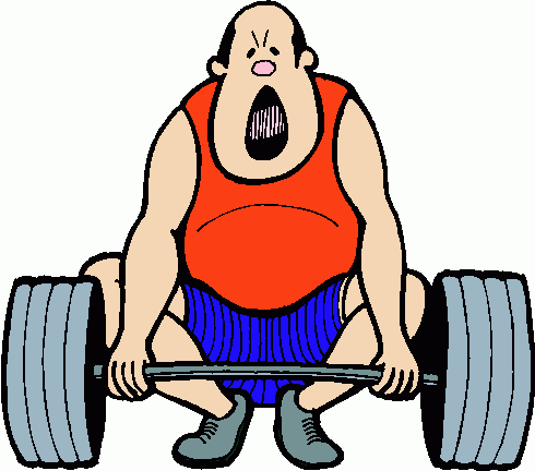 Weight Lifting Clipart