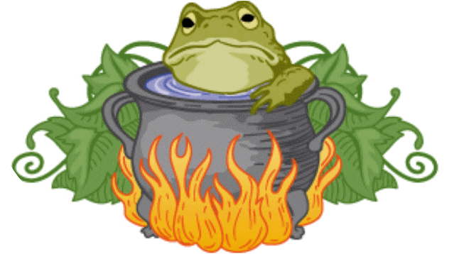 What killed the frog? :: Theory of the boiling frog | Bee-dazzled ...