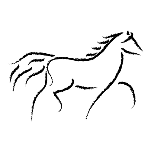 Clipart horse running