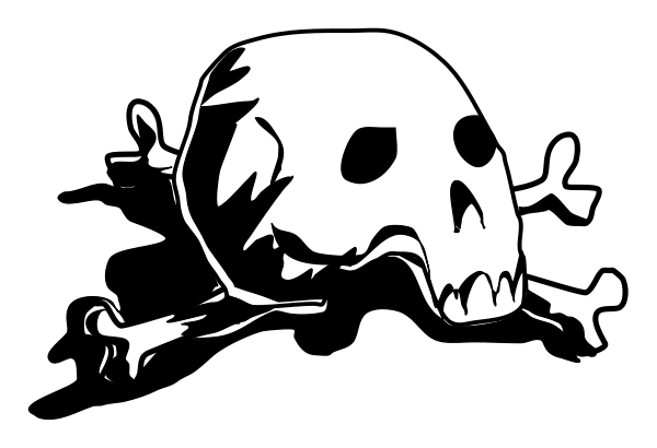 Skull and crossbones SVG Vector file, vector clip art svg file ...