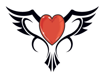 Tattoo Sales: Bird Heart Temporary Tattoo - Buy Direct From The Source