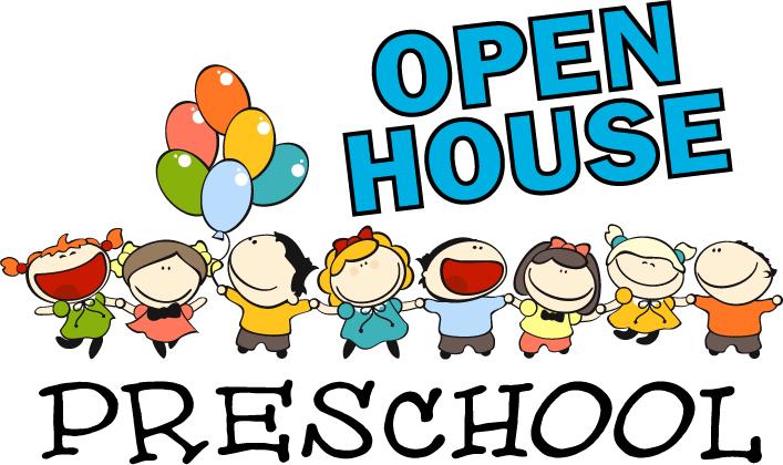 Winter open house clipart