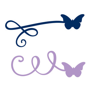 Silhouette Design Store - View Design #148022: butterfly fancy ...