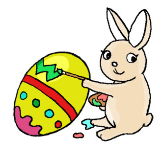 Easter Bunny Clip Art Animated - Free Clipart Images