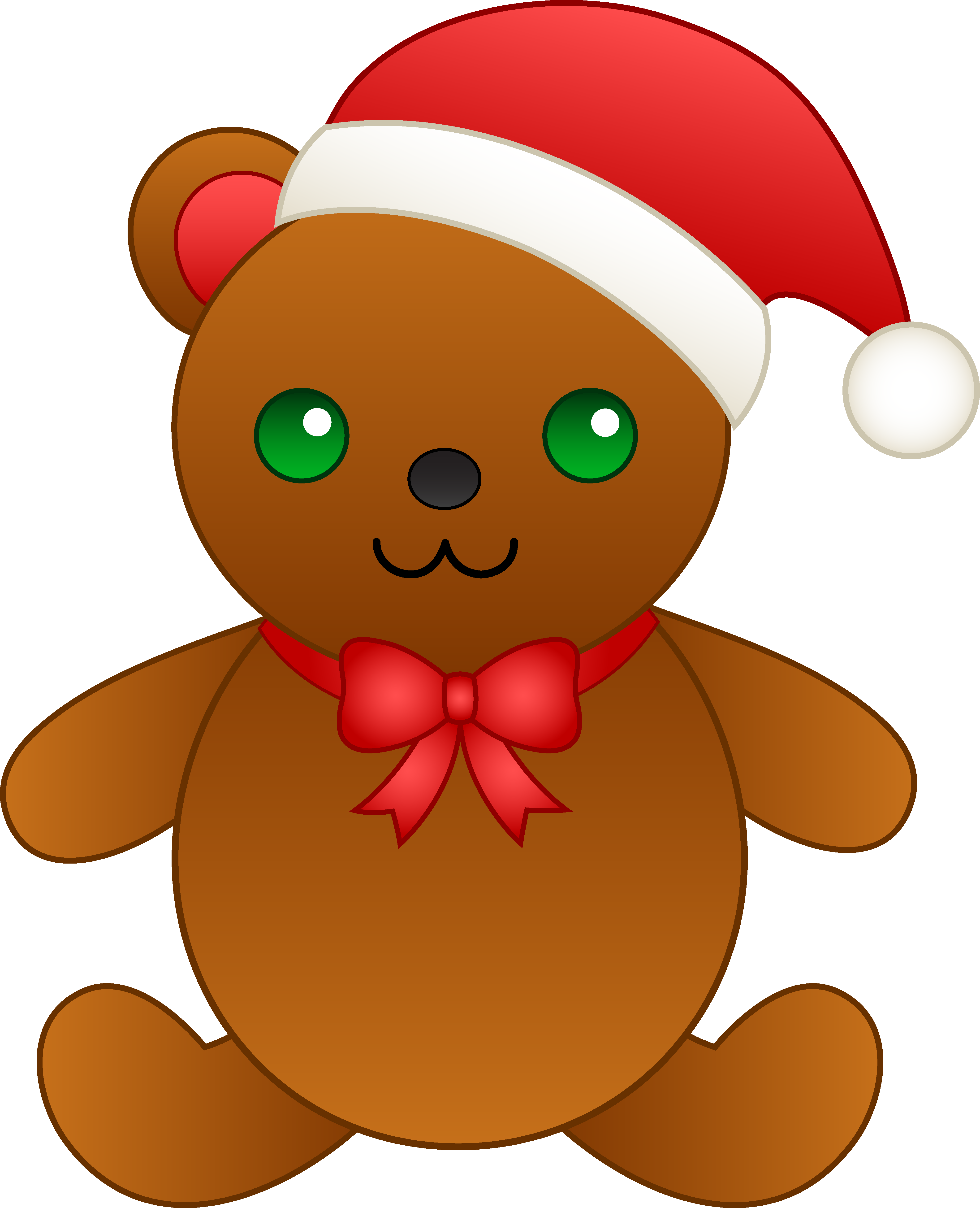 Christmas teddy bear clip art - ClipartFox