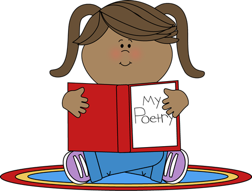 Poetry book clip art