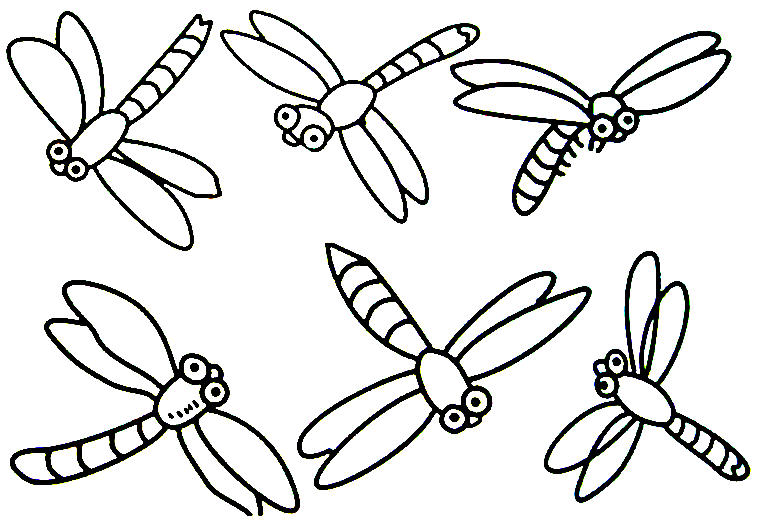 Dragonfly Coloring Page Free Printable Dragonfly Coloring Pages ...