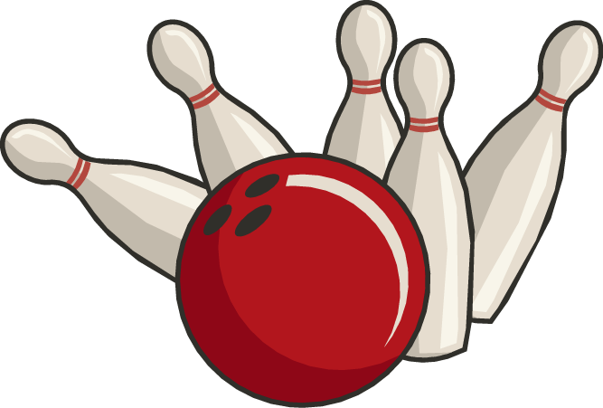 Free bowling clipart border