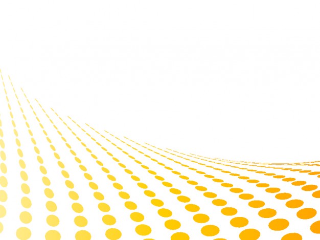 Yellow dots perspective in abstract white background Vector | Free ...