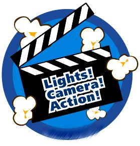 Lights Camera Action Clipart