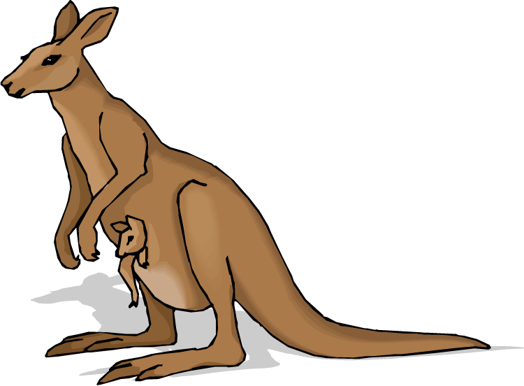 Cartoon Kangaroo Clipart - Cliparts and Others Art Inspiration