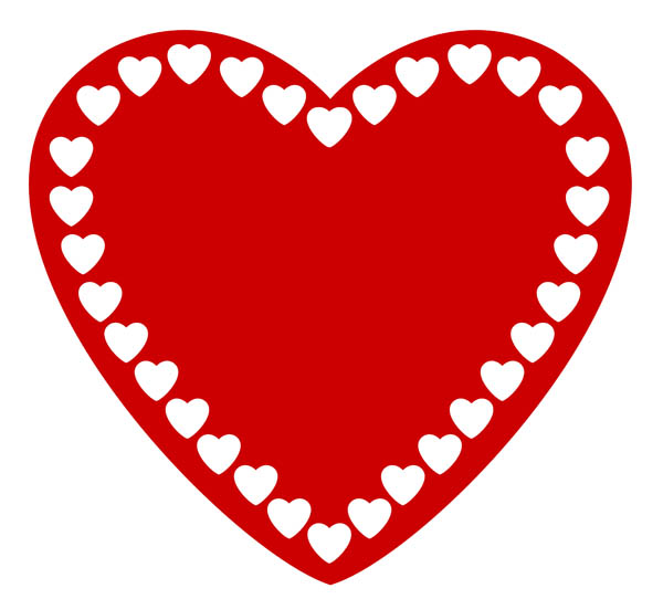 Two Heart Design Clipart