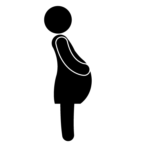 Pregnant Woman Silhouette Clip Art Free - ClipArt Best