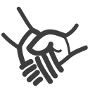 Two Hands Shaking Icon - ClipArt Best