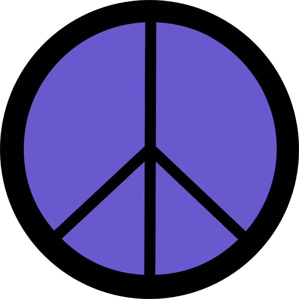 Scalable Vector Graphics Groovy Peace Sign Slate Blue 3 ...