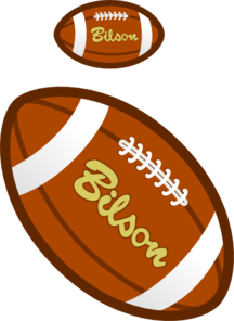 Football clip art - vector clip art online, royalty free & public ...