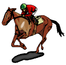 Race Horse Clip Art Links - Horse Racing Clip Art - Horses ...