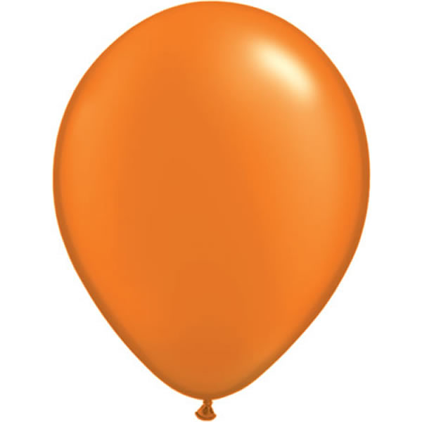 Qualatex metallic kleine ballon oranje 15cm 100st. - Ballonwinkel -