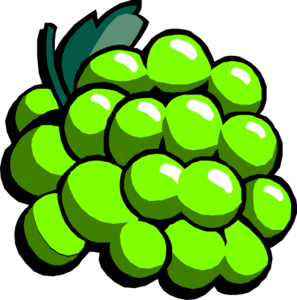 Green Grapes clip art - vector clip art online, royalty free ...