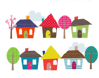 houses clip art