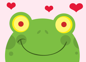 Cute toad clipart